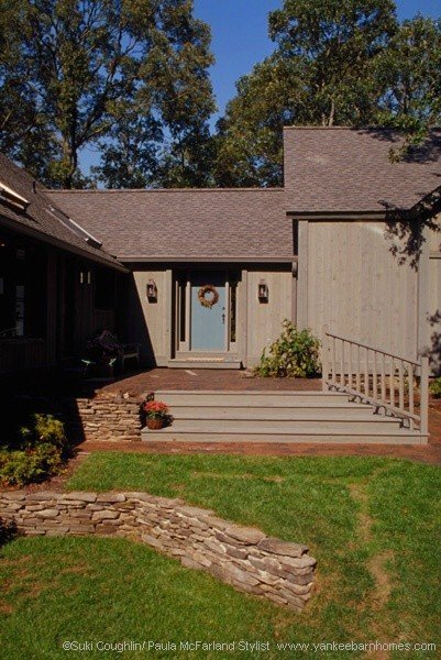 Yankee Barn Homes Indented Ell Entry The Doors of Yankee Barn