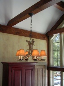 antler chandelier