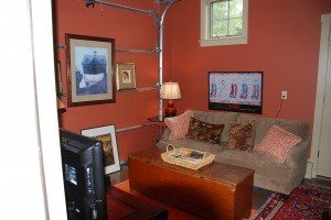 More shots of the Man Cave. I have to say, my husband made out pretty well in this deal!