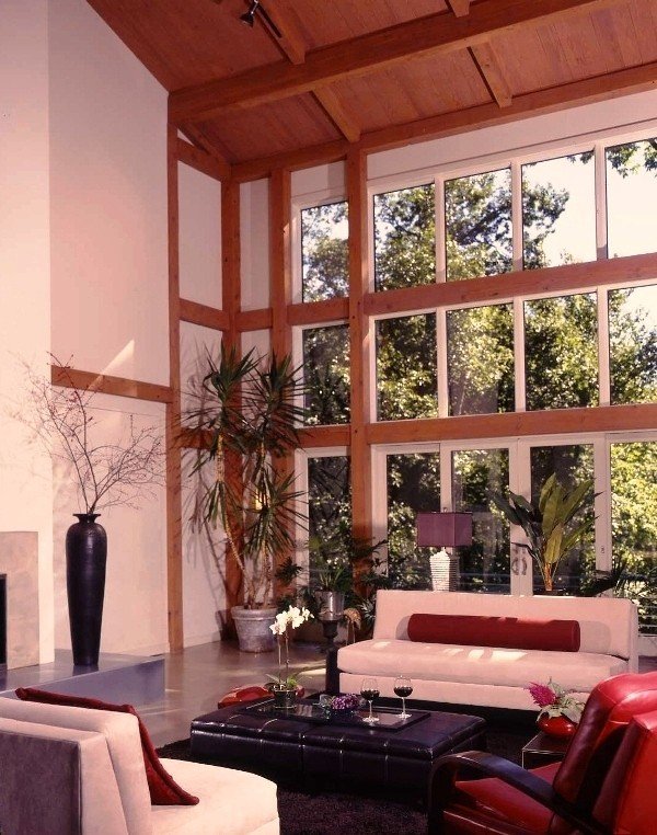 Yankee Barn Homes Great Room Contemporary Post and Beam Great Room