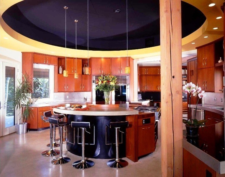 Contemporary Post & Beam Kitchen by Yankee Barn Homes