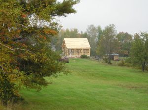 Timber Frame Maine Barn