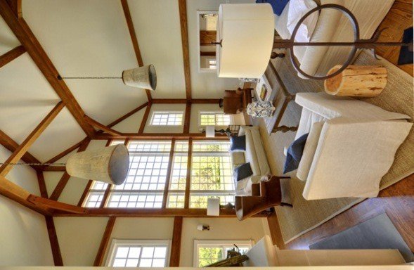 Great Room East Hampton Yankee Barn Home barn home