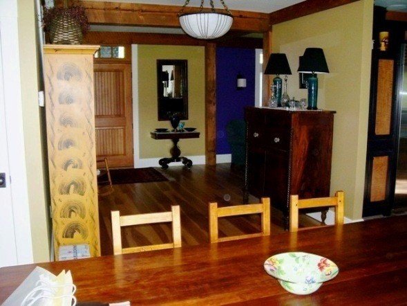 Entry and dining areas Yankee Barn Homes Yankee Barn