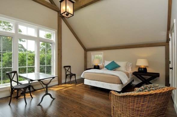 English Cottage Guest Bedroom Barn House