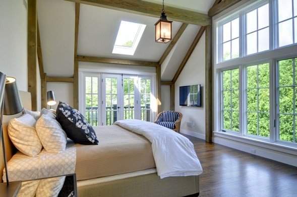 English Cottage Master Bedroom Barn House