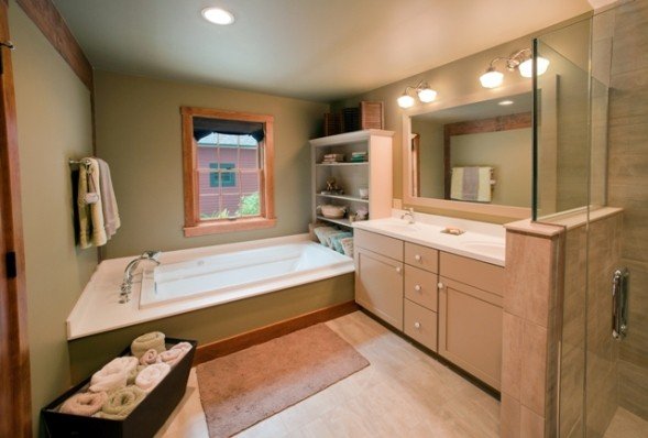 Master Bath barn homes