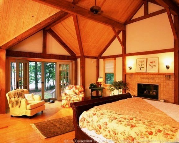 Yankee Barn Homes Mountain Lodge Style barn home
