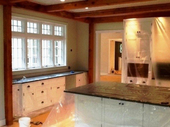 Shingle Style Kitchen Yankee Barn Homes barn home