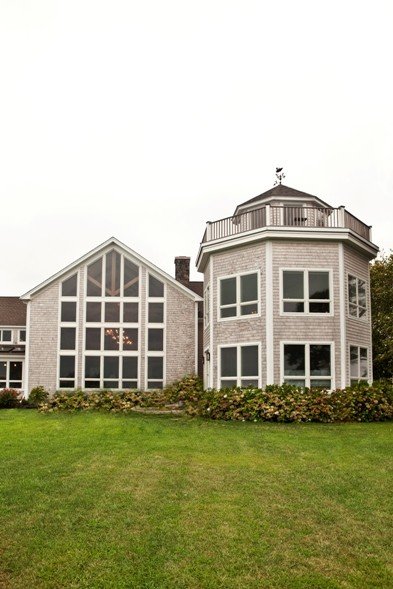 Little Compton Yankee Barn Rear Exterior barn house