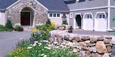 The Carolina Front Exterior by YBH barn house