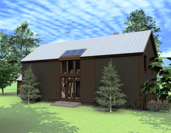 Osyter Shore Drawing Front Door barn house