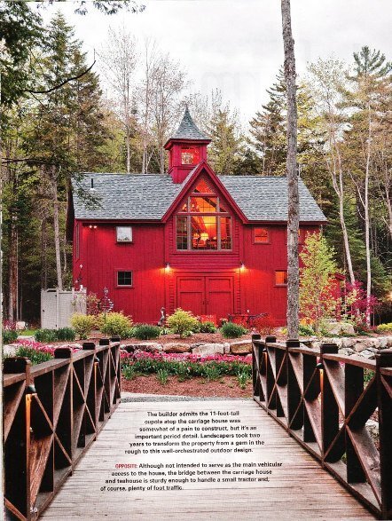 The Bennington Carriage House in Timber Home Living barn homes