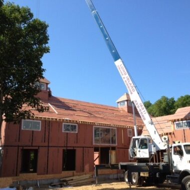The Southold Barn Home Goes Up