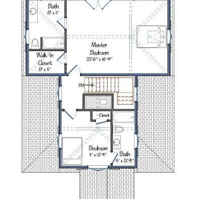 Parris-Briggs Floor Plans Level Two