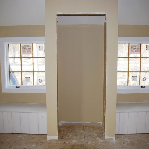 Window Seats w/ Closet Construction