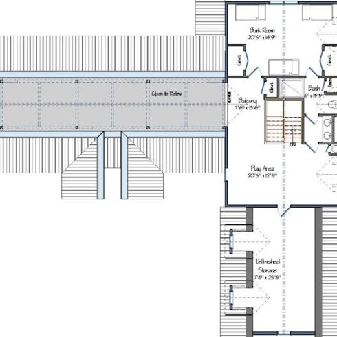Hunt Valley Barn House Plans Level Two