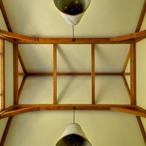 Post and Beam Frame at Laurel Hollow