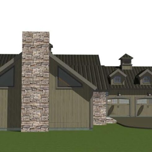 Hunt Valley Barn House Plans Side