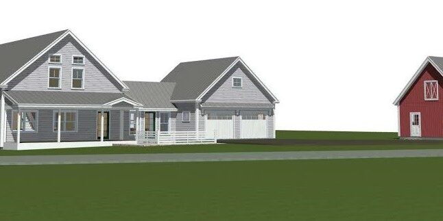 Cooperstown Farmhouse by Yankee Barn Homes Post and Beam Homes