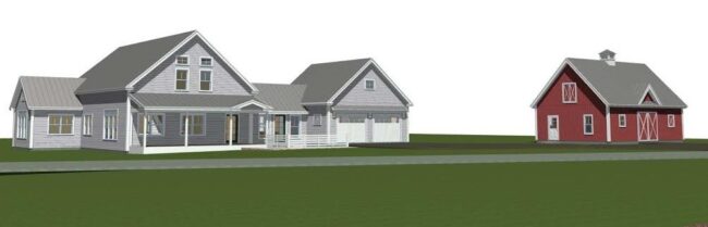 Cooperstown Farmhouse by Yankee Barn Homes Post and Beam Homes