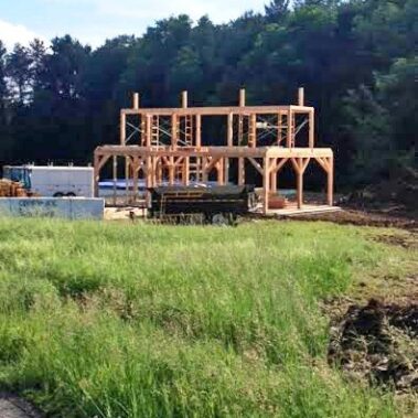 Post and Beam Barn Frame