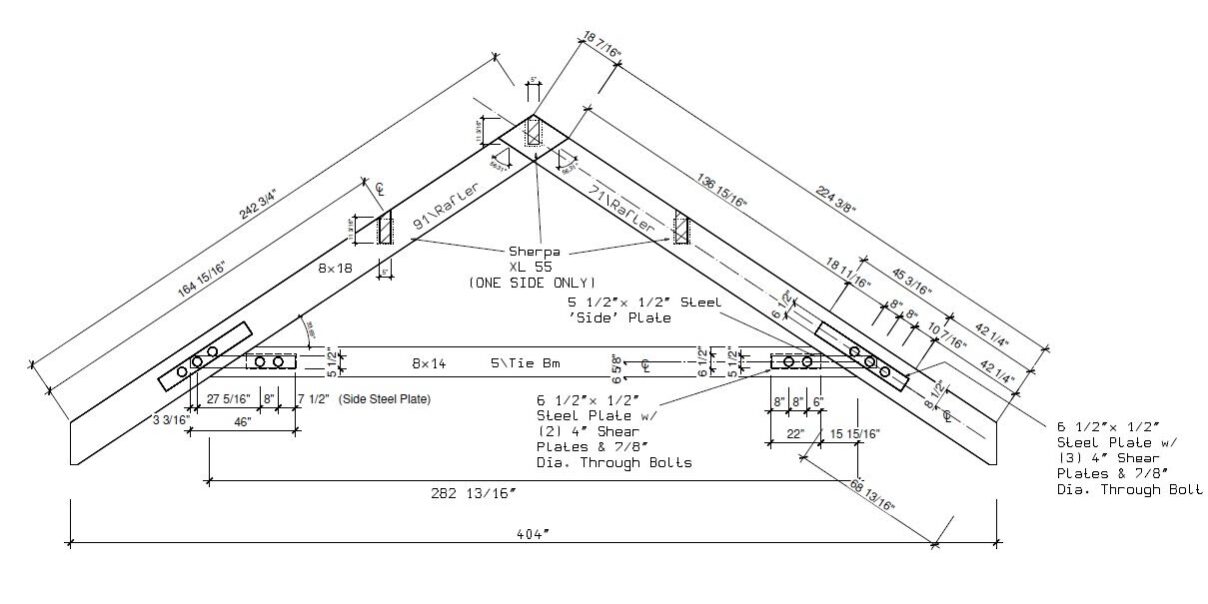 YBH Arch Eng Drawing Yankee Barn Homes Arch Drawing