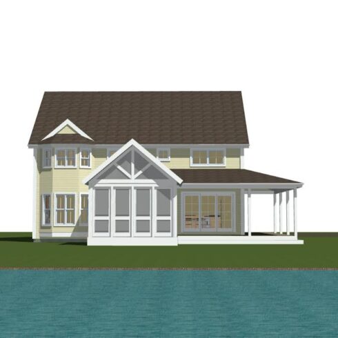 Barn House Back Elevation