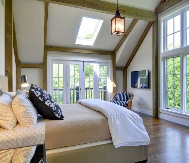 East Hampton Bedroom Modern East Hampton Barn Home Bedroom