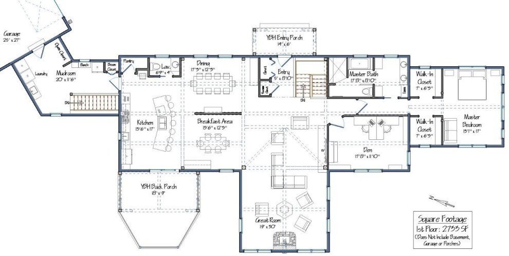 Granite Ridge Main Level Floor Plan