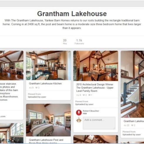 YBH on Pinterest Grantham Lakehouse Board