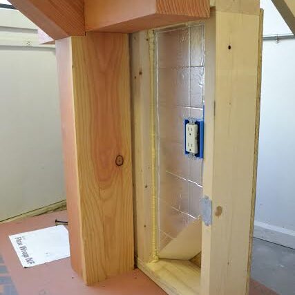 Wall Panel w/ Post and Beam Frame Cut Away Demo