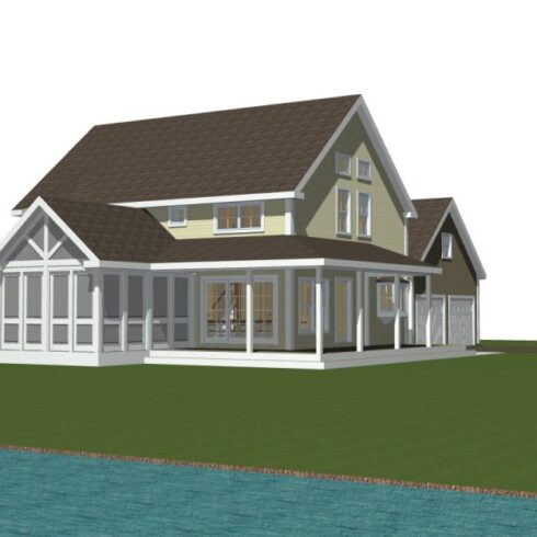 Custom Home Design - Traditional Barn HOme
