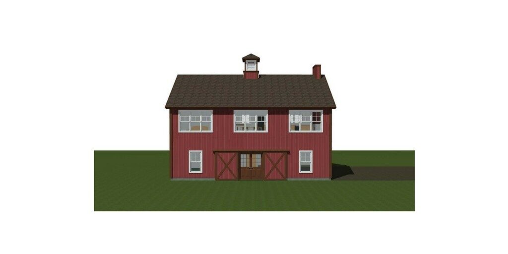Small Barn House Post and Beam Plans
