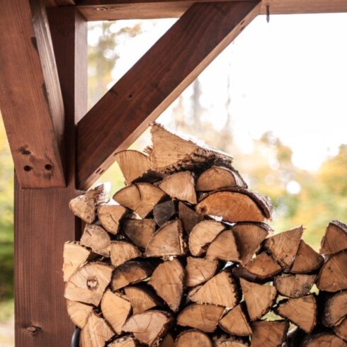 Moose Ridge Lodge Woodpile