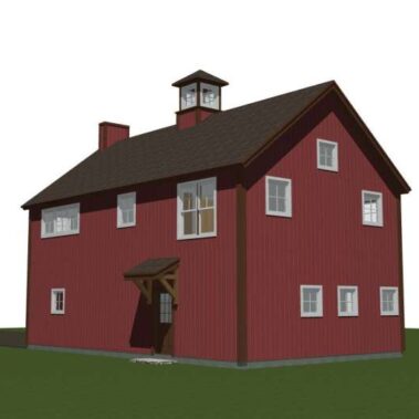 Yankee Barn Traditional Red Carriage House