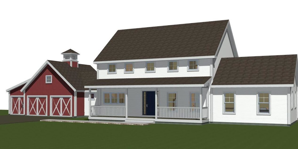 Clare Farmhouse Front Post and Beam Homes