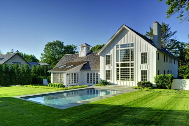 Laurel Hollow Contemporary Barn Home