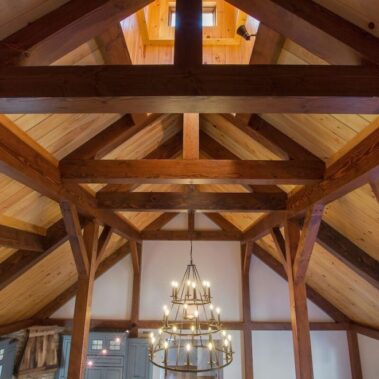 Downing Post and Beam Vaulted Ceiling