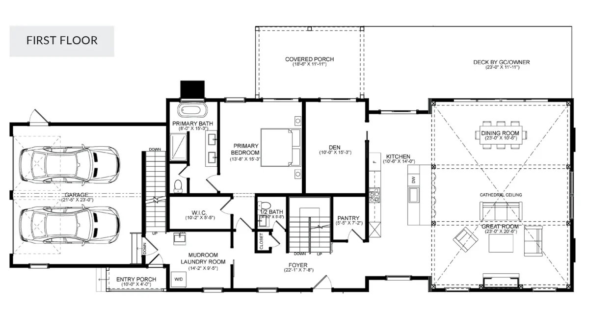 Hedge Haven - First Floor Plan